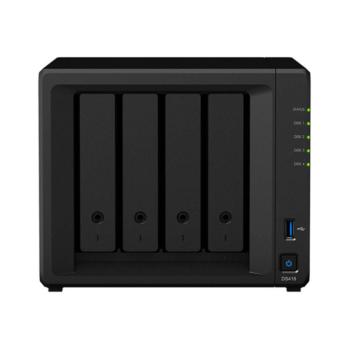 群晖 Synology DS418 4盘位 NAS 网络存储服务器(无内置硬盘) NAS服务器