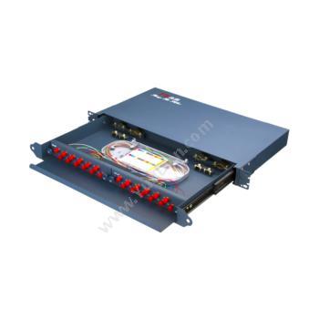 汤湖TH-24FC1+ 电信级 24口FC加厚抽拉式光纤终端盒 单模配满（蓝）光纤终端盒