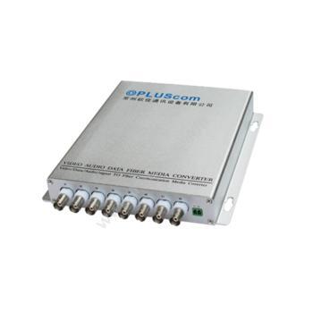 欧佳 OplusComON82V08T/R 8路视频+数据+音频光端机系列三合一光端机