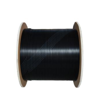 汉生 GJYXCH-1B6单芯金属自承式引入皮线光缆 （黑） 定制 皮线光缆