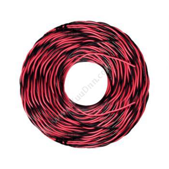 众程 ZCRVS2*0.5 两芯双绞软电线 红黑 200m两芯电力电缆