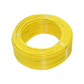 上上 BVR0.75 单芯铜软电线（黄） 100米/卷 定制 单芯电力电缆