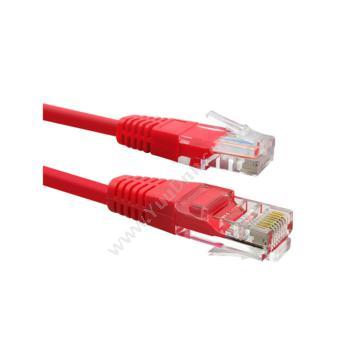 金坤宇超五类非屏蔽网络跳线 JKY-CAT5E-1.5R 1.5米（红）超五类网线