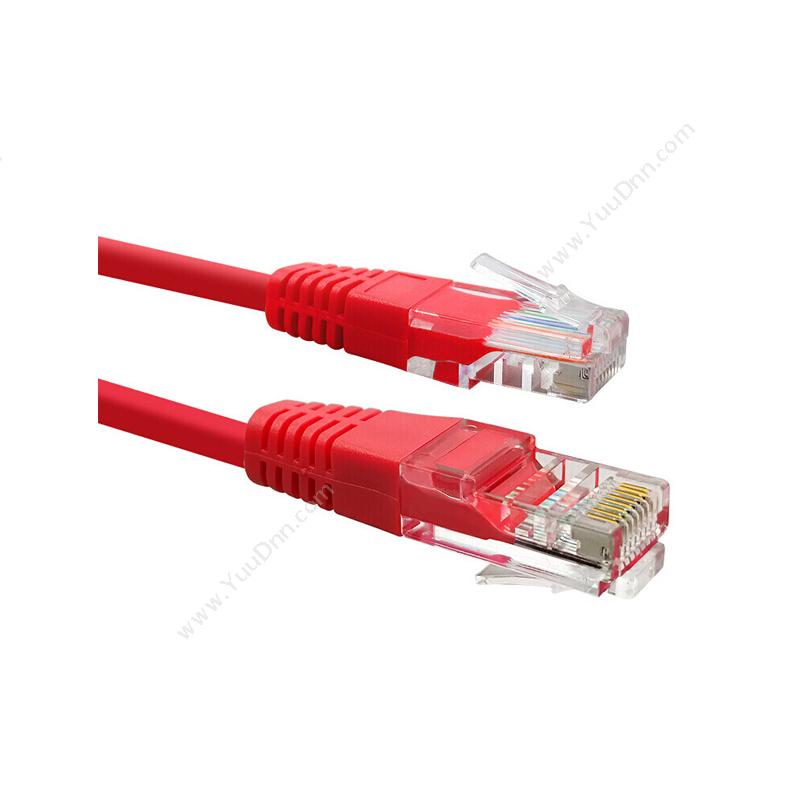 金坤宇 超五类非屏蔽网络跳线 JKY-CAT5E-1.5R 1.5米（红） 超五类网线