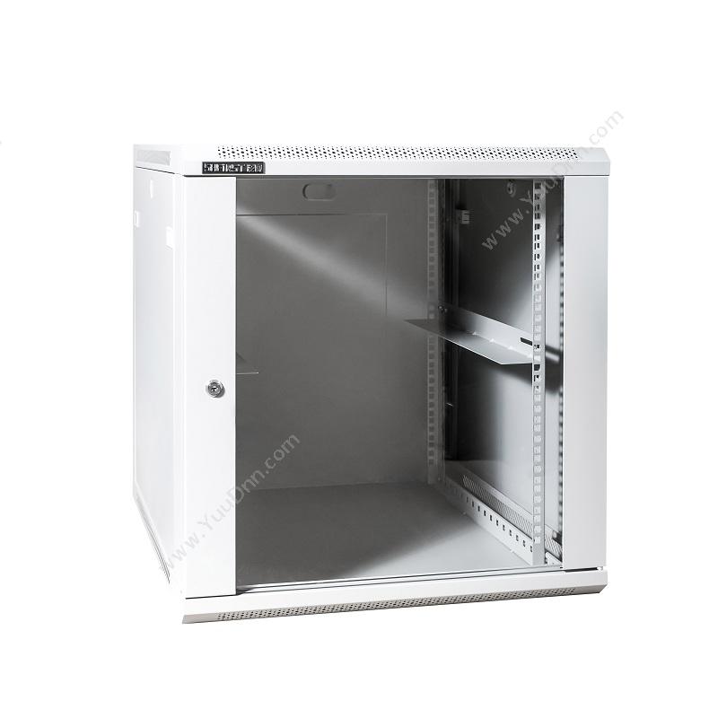 泛赛 Shfirst W系列玻璃门挂墙式机柜 FSW06-645-B 6U 灰白色 挂墙机柜