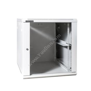 泛赛 ShfirstW系列玻璃门挂墙式机柜FSW09-645-A 9U （黑）壁挂机柜