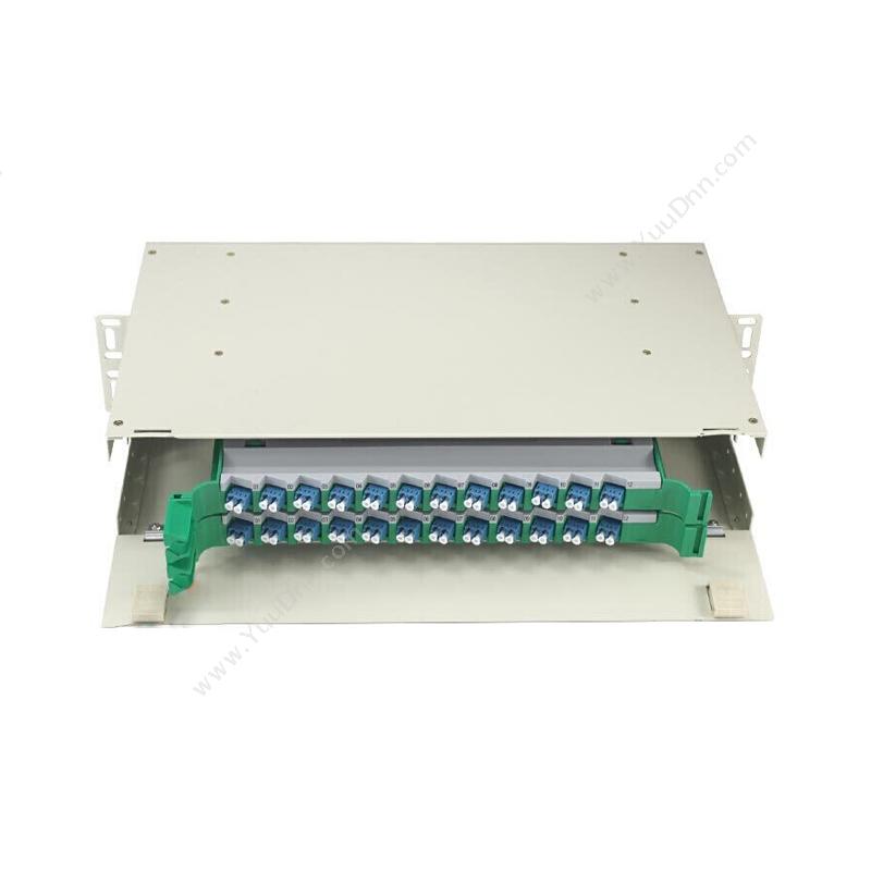 金坤宇 24芯 ODF光纤配线架 LC单模满配 ODF24LC01 光纤配线架
