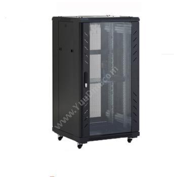纵横九天 ZHJT22U机柜 600深机柜SL.B6622（黑）色玻璃门 加厚款服务器机柜