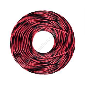 德力西 DelixiRVS2*1.0 两芯对绞软电线 红黑 100/卷定制两芯电力电缆