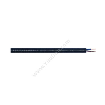 普天天纪 TelegeRVV2*0.5 两芯软电线 （黑） 200米/卷两芯电力电缆