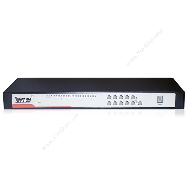 科创 KC 机架式vga16口 USB混接IP远程切换 KC-1016IP KVM切换器
