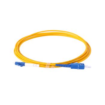 安普康 AmpCom AMSMUPC9/125SCLC5M 单模单芯SC-LC电信级光纤跳线5米（黄） 单模光纤跳线