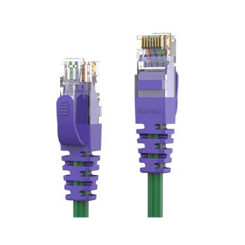 安普康 AmpCom 六类非屏蔽跳线 紫色 1米 AMCAT60810(PU) 六类工程网络跳线