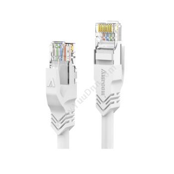 安普康 AmpCom超五类非屏蔽无氧铜网络跳线 网络级 （白） 1.5米 AMC5EWT71615超五类网线