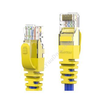 安普康 AmpCom超五类非屏蔽跳线（黄） 2米 AMCAT5E0820(YE)超五类网线
