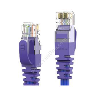 安普康 AmpCom超五类非屏蔽跳线 紫色 5米 AMCAT5E0850(PU)超五类网线
