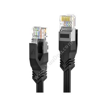 安普康 AmpCom超五类非屏蔽无氧铜网络跳线 网络级（黑） 1.5米10条装AMC5E10BK15超五类网线