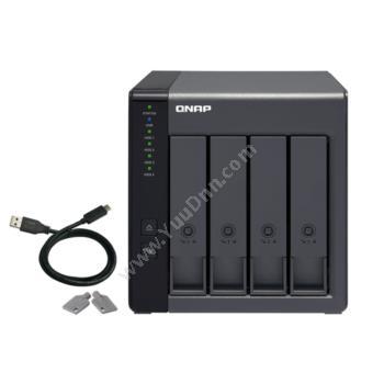 威联通 QnapTR-004-CN 4-bay USB 3.0 RAID 磁盘阵列外接盒企业网络存储