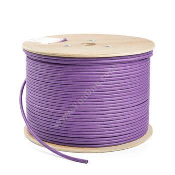 台湾奥卡斯 Aucas七类万兆双屏蔽线缆紫色 305米/盘 AC71SFPPL七类工程级网线跳线