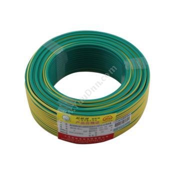 起帆 QifanBV1.5 单芯布电线 黄（绿） 100米/卷单芯电力电缆