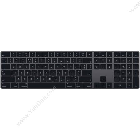 苹果 AppleMagic KeyboardMRMH2CH/A 带有数字小键盘-中文 (拼音)-深空灰色键盘鼠标