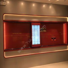 深圳市鼎深电子互动滑轨屏展厅展示软件-滑轨大屏软件卡券管理