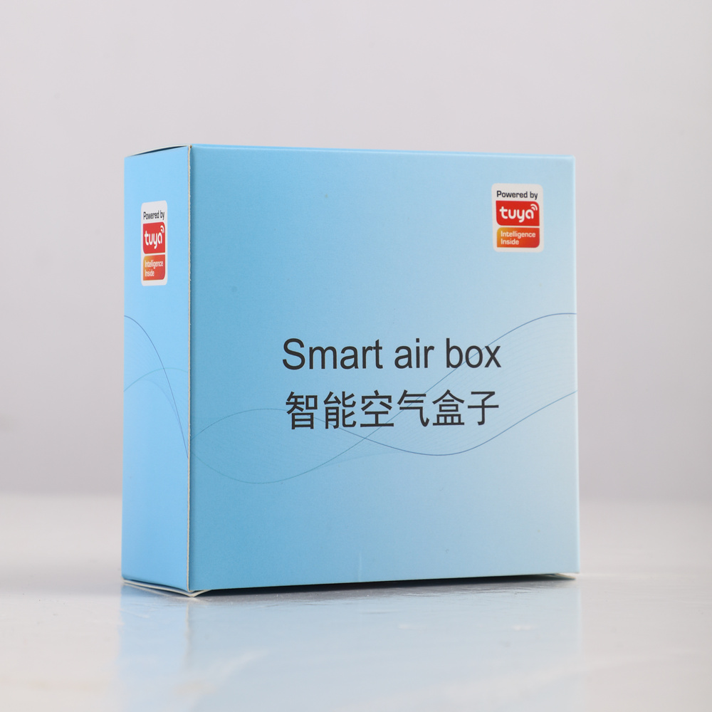 物果官方WiFi智能空气盒子甲醛VOC二氧化碳温湿度五合一检测空气检测仪