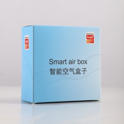物果 WiFi智能空气盒子甲醛VOC二氧化碳温湿度五合一检测 空气检测仪