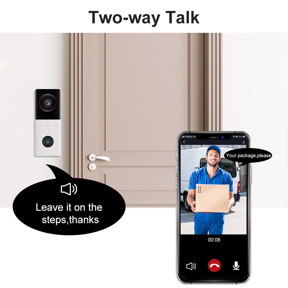 物果 IP55 Wi-Fi Video Doorbell 可视门铃