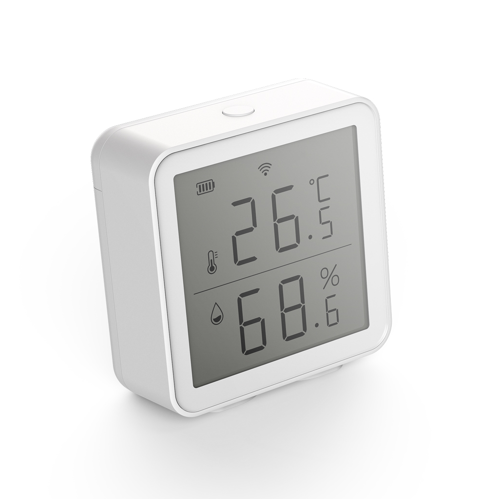 物果 智能WIFI温湿度传感器手机APP远程控制液晶屏显示 温湿度传感器