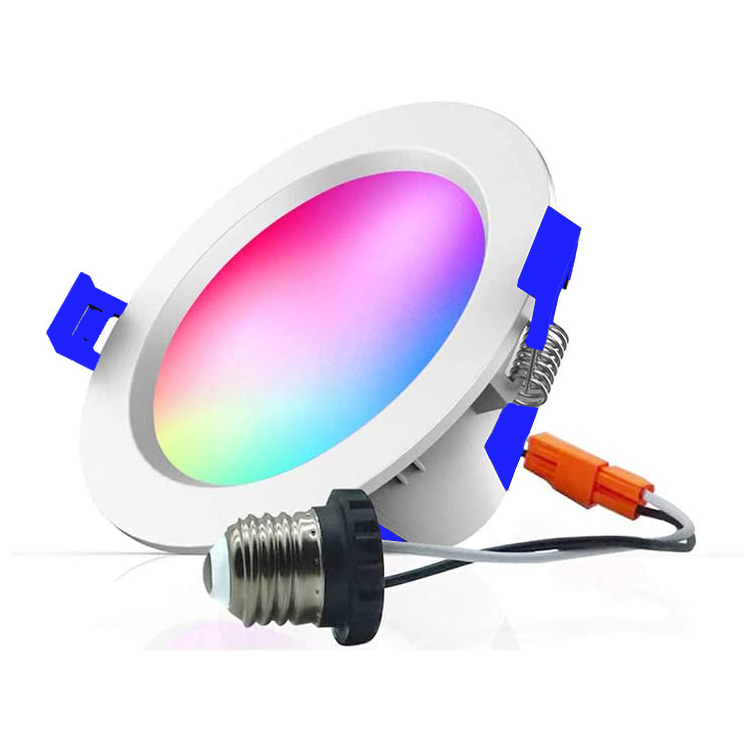 物果智家智能天花板筒灯手机APP智能音响智能Zigbee控制RGBCW筒灯