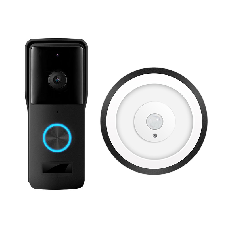 物果智家Smart Doorbell with PIR Night Light Door Chime可视门铃