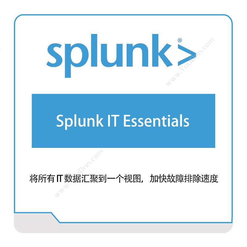 Splunk Splunk-IT-Essentials IT运维