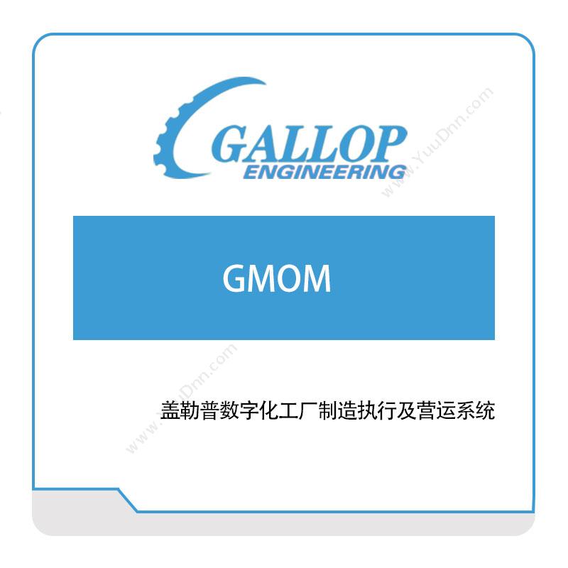 盖勒普工程咨询（上海）盖勒普数字化工厂制造执行及营运系统(GMOM)生产与运营
