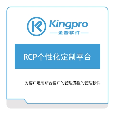 金普软件 RCP个性化定制平台 软件定制开发