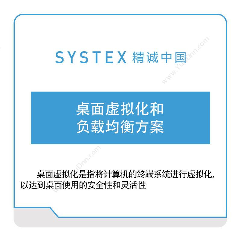 精诚中国 桌面虚拟化和负载均衡方案 软件实施