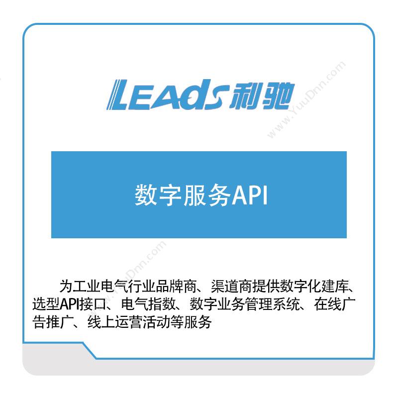 上海利驰软件数字服务API电气行业软件