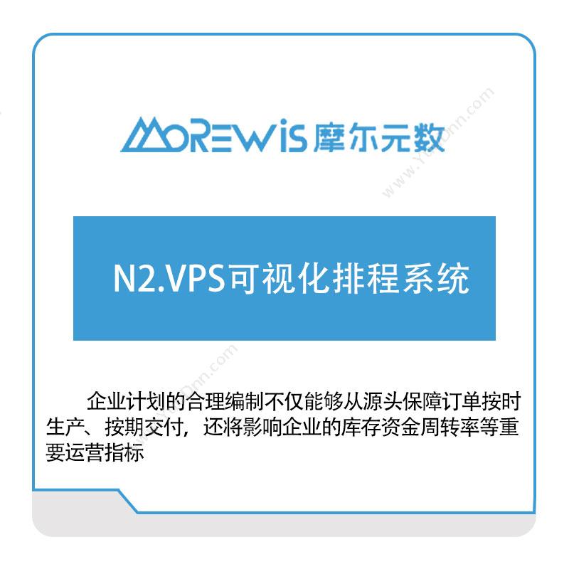 摩尔元数（厦门）N2.VPS可视化排程系统排程与调度