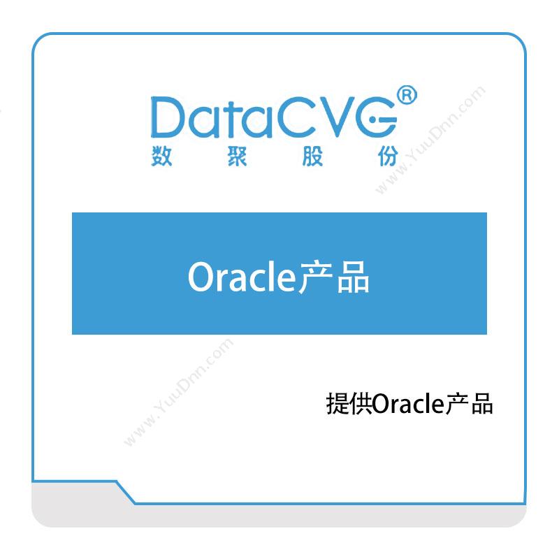 数聚股份 Oracle产品 大数据