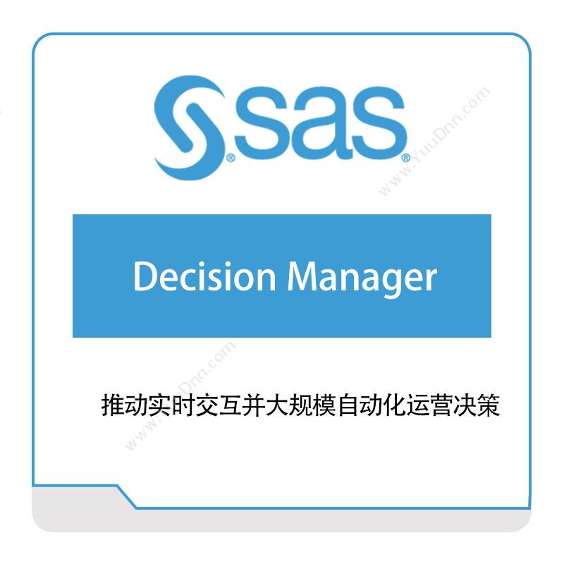 赛仕软件 SASDecision-Manager商业智能BI