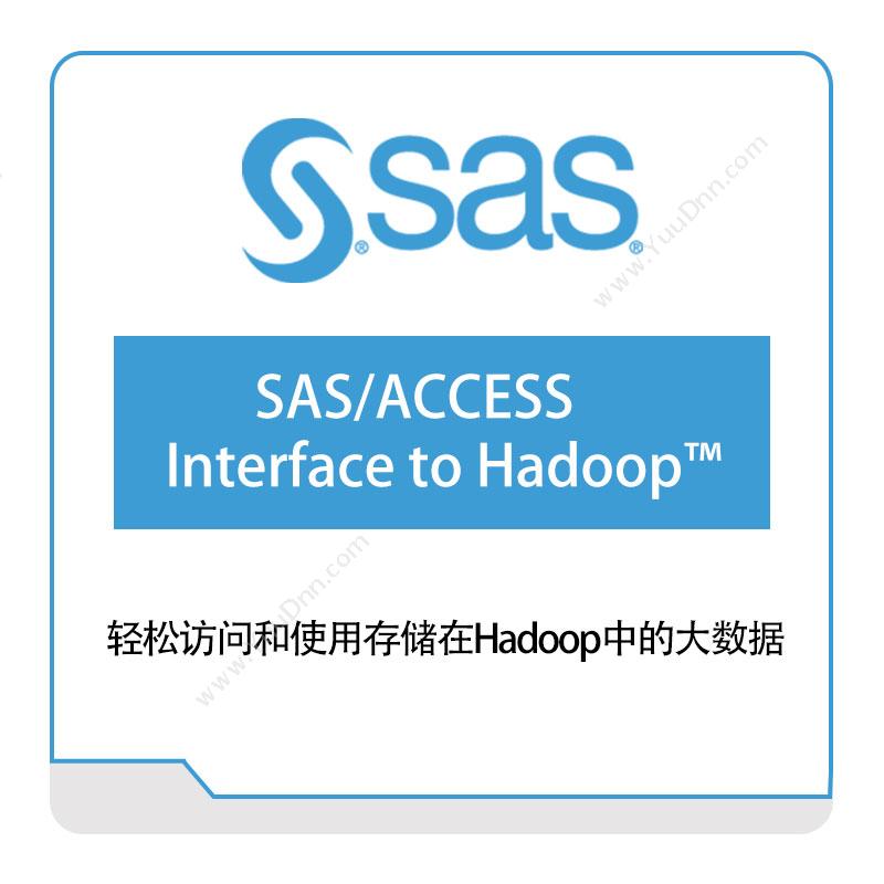 赛仕软件 SASSAS、ACCESS®-Interface-to-Hadoop商业智能BI