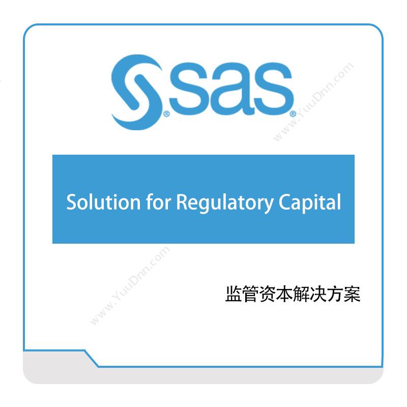 赛仕软件 SAS监管资本解决方案风险管理